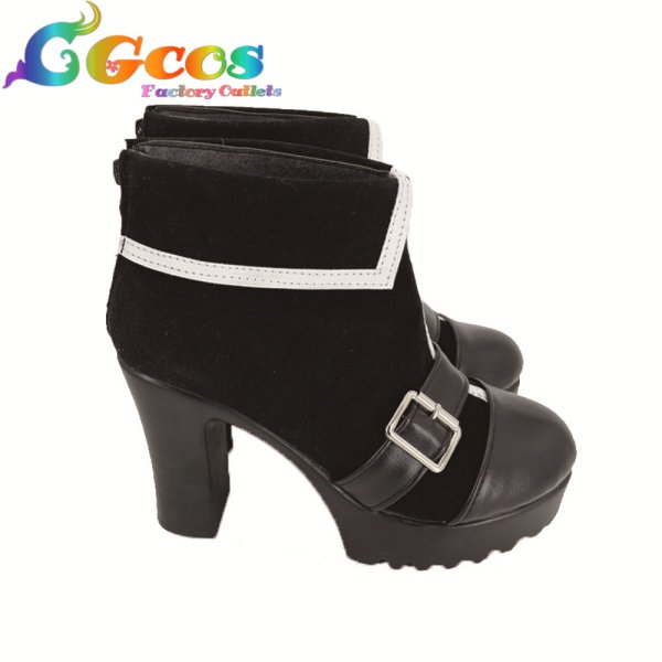 画像2: 雨に祝福 コスプレ靴 三峰結華 コスプレブーツ コスプレ衣装 (2)