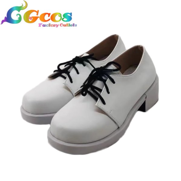 画像2: スーパーダンガンロンパ2 さよなら絶望学園 コスプレ靴 澪田唯吹 コスプレブーツ コスプレ衣装 (2)