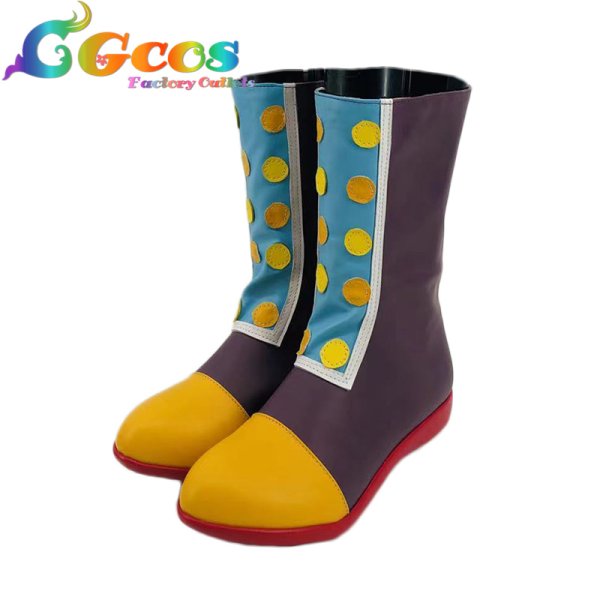 画像2: プロジェクトセカイ カラフルステージ!feat.初音ミク コスプレ靴 神代類 コスプレブーツ コスプレ衣装 (2)