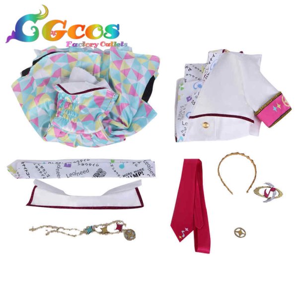 画像6: プロジェクトセカイ カラフルステージ!feat.初音ミク 初音ミク 2周年 Journey 星乃一歌 初音ミク 花里みのり コスプレ衣装 (6)