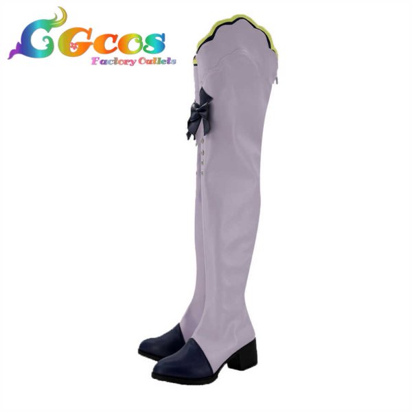 画像2: アーケア Arcaea コスプレ靴 ルナ コスプレブーツ コスプレ衣装 (2)