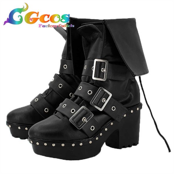 画像2: 勝利の女神:NIKKE コスプレ靴 ユニ コスプレブーツ コスプレ衣装 (2)