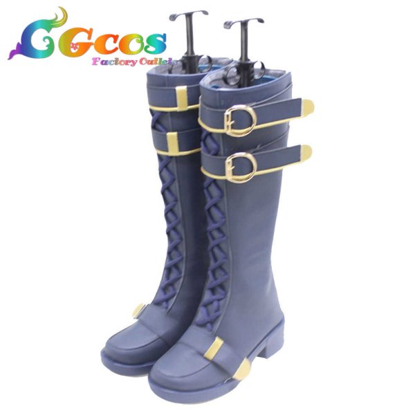 画像2: ブルーアーカイブ コスプレ靴 空崎ヒナ コスプレブーツ コスプレ衣装 (2)