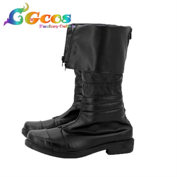 画像2: ファイナルファンタジーVII リメイク FFVIIリメイク コスプレ靴 クラウド・ストライフ コスプレブーツ コスプレ衣装 (2)