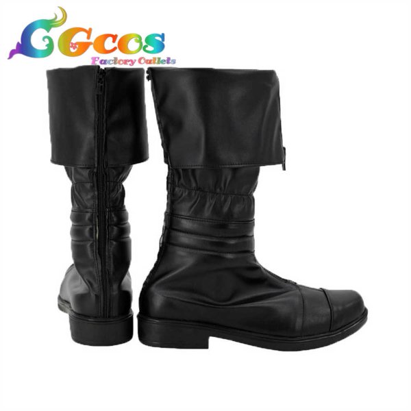 画像3: ファイナルファンタジーVII リメイク FFVIIリメイク コスプレ靴 クラウド・ストライフ コスプレブーツ コスプレ衣装 (3)