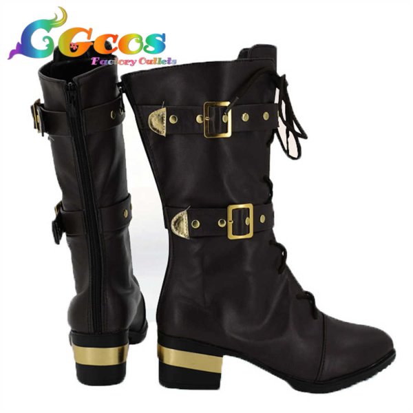 画像3: あんさんぶるスターズ! 勇侠青春謳 コスプレ靴 Valkyrie & 紅月 斎宮宗 影片みか 蓮巳敬人 鬼龍紅郎 神崎颯馬 コスプレブーツ コスプレ衣装 (3)