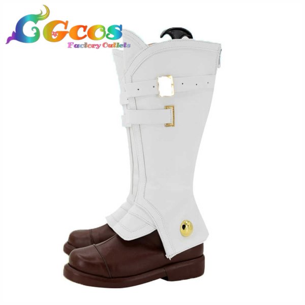 画像2: 魔法使いの約束 コスプレ靴 1周年 1st Anniversary きみに花を、空に魔法を レノックス・ラム コスプレブーツ コスプレ衣装 (2)