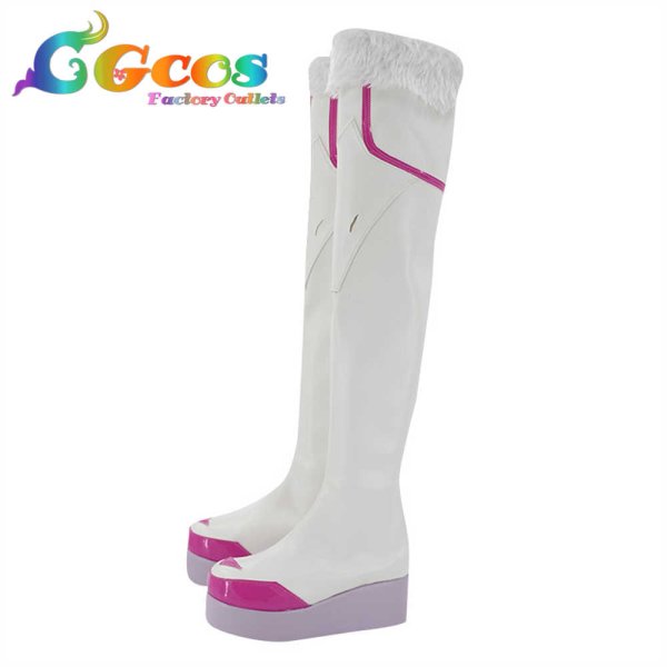 画像2: アズールレーン コスプレ靴 タシュケント μ兵装 コスプレブーツ コスプレ衣装 (2)