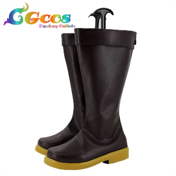 画像2: ゼルダの伝説 スカイウォードソード コスプレ靴 リンク コスプレブーツ コスプレ衣装 (2)