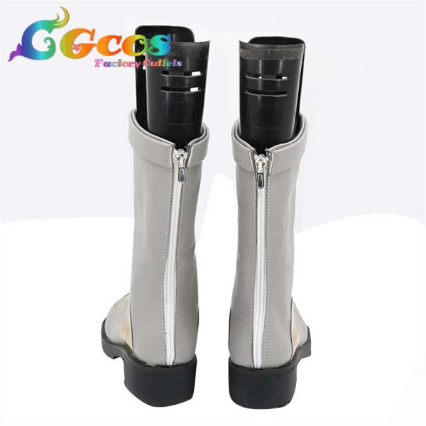 画像3: 決戦!平安京 コスプレ靴 月の極 綺月・愚者 白藏主 コスプレブーツ コスプレ衣装 (3)