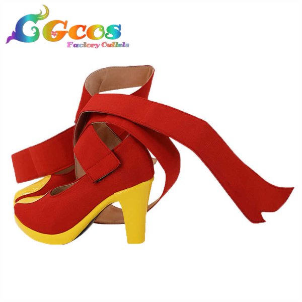 画像3: Go!プリンセスプリキュア コスプレ靴 紅城トワ トワイライト・キュアスカーレット キュアスカーレット コスプレブーツ コスプレ衣装 (3)