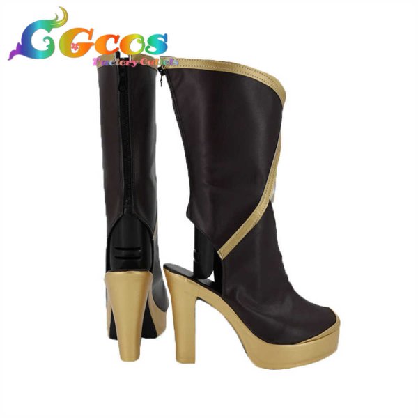 画像3: ライザのアトリエ 〜常闇の女王と秘密の隠れ家〜　コスプレ靴　ライザリン・シュタウト　コスプレブーツ　コスプレ衣装 (3)