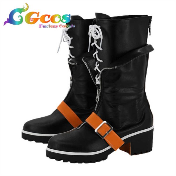 画像2: あんさんぶるスターズ! コスプレ靴 Helter-Spider 桜河こはく 椎名ニキ 天城燐音 HiMERU コスプレブーツ コスプレ衣装 (2)