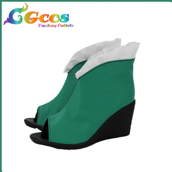 画像2: ラピスリライツ Lapis Re:LiGHTs コスプレ靴 ユズリハ コスプレブーツ コスプレ衣装 (2)