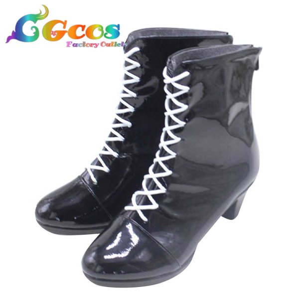 画像2: バーチャルYouTuber Vtuber コスプレ靴 シスター・クレア 新衣装 コスプレブーツ コスプレ衣装 (2)