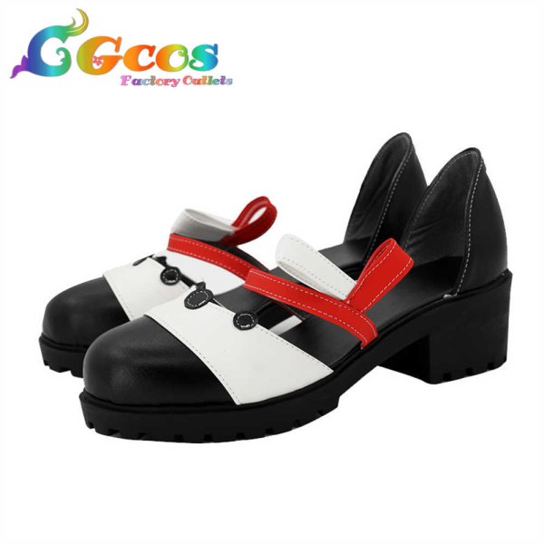 画像2: 原神 げんしん コスプレ靴 シーナ コスプレブーツ コスプレ衣装 (2)