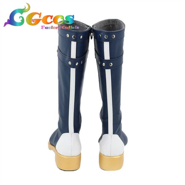 画像3: プロジェクトセカイ カラフルステージ!feat.初音ミク コスプレ靴 ノウブル・パラディン 東雲彰人 コスプレブーツ コスプレ衣装 (3)