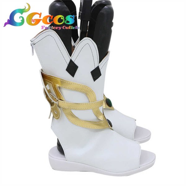 画像2: 原神　げんしん　コスプレ靴　ナヒーダ　Nahida　コスプレブーツ　コスプレ衣装 (2)