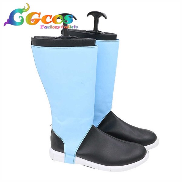 画像2: アクダマドライブ コスプレ靴 ハッカー コスプレブーツ コスプレ衣装 (2)