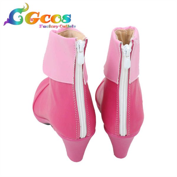 画像3: Yes!プリキュア5 コスプレ靴 夢原のぞみ キュアドリーム コスプレブーツ コスプレ衣装 (3)