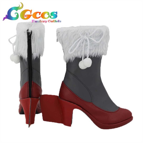 画像3: 艦隊これくしょん -艦これ- コスプレ靴 瑞鶴 クリスマスmode コスプレブーツ コスプレ衣装 (3)