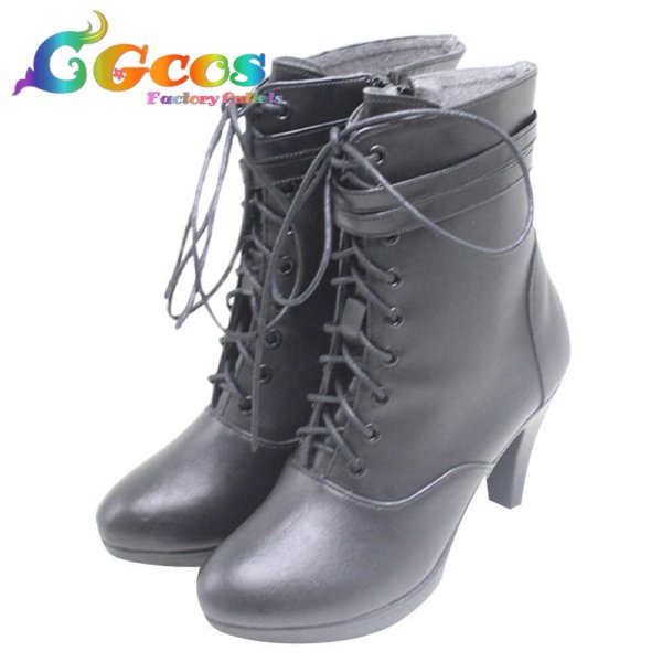 画像2: バーチャルYouTuber　Vtuber　 コスプレ靴　星街すいせい　普段着風アイドル衣装　コスプレブーツ　コスプレ衣装 (2)