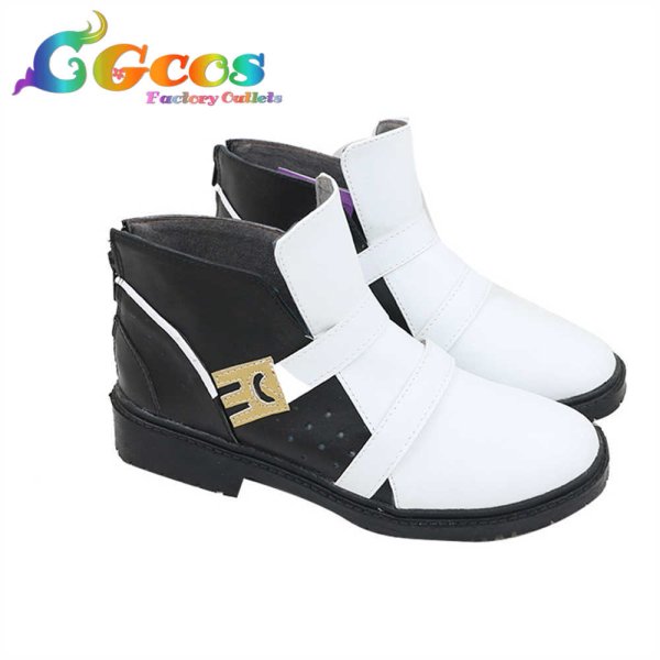 画像2: ヴァロラント VALORANT コスプレ靴 チェンバー コスプレブーツ コスプレ衣装 (2)