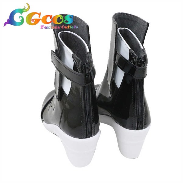 画像3: アークナイツ コスプレ靴 テキサス Texas 音律聯覚 象限のアナリスト コスプレブーツ コスプレ衣装 (3)