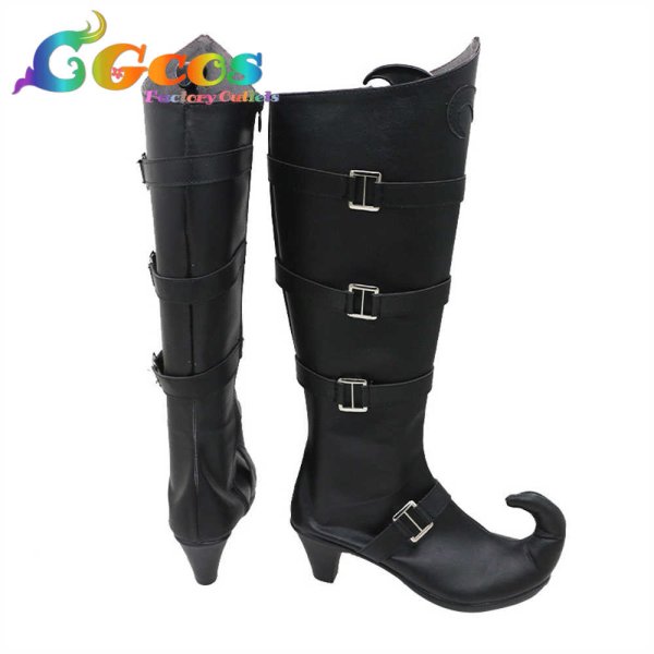 画像3: 黒執事 コスプレ靴 葬儀屋 コスプレブーツ コスプレ衣装 (3)