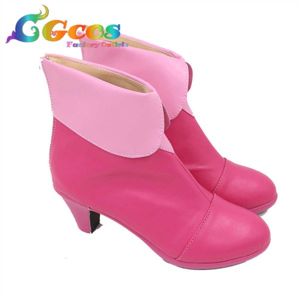 画像2: Yes!プリキュア5 コスプレ靴 夢原のぞみ キュアドリーム コスプレブーツ コスプレ衣装 (2)