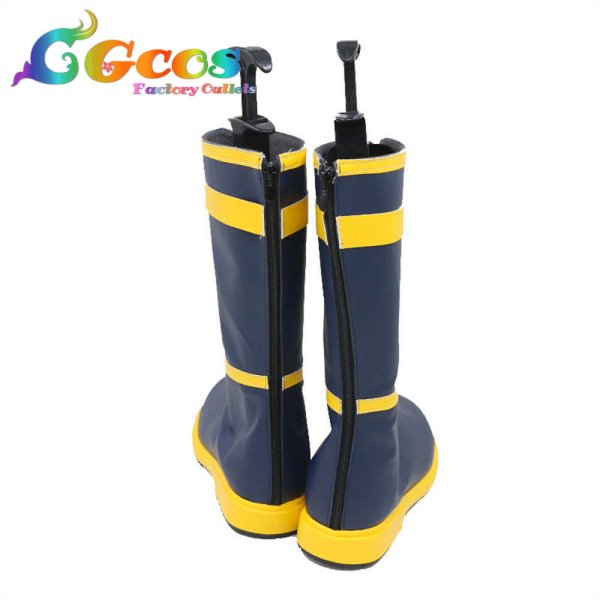 画像3: FAIRY TAIL コスプレ靴 ナツ・ドラグニル 星霊界服 コスプレブーツ コスプレ衣装 (3)