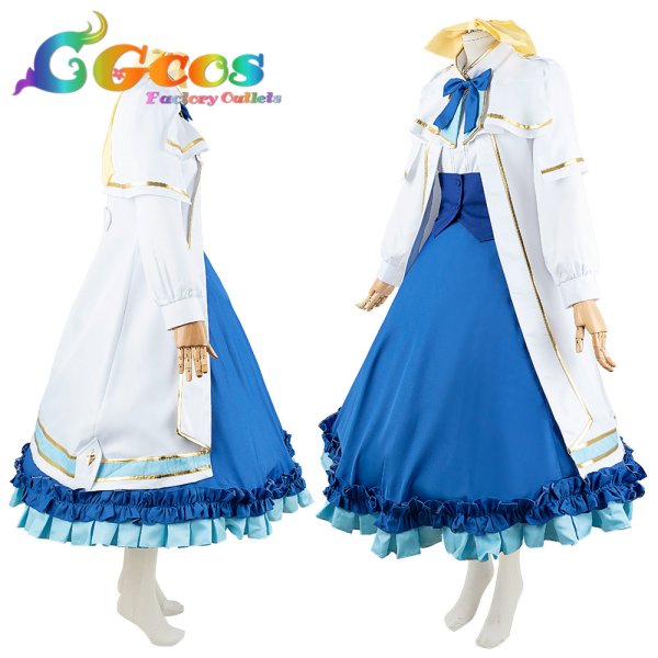 画像5: 転生王女と天才令嬢の魔法革命 ユフィリア・マゼンタ コスプレ衣装 (5)