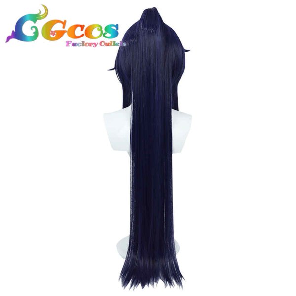 画像2: 崩壊3rd ウィッグ 起源の律者 雷電芽衣 コスプレ衣装 (2)