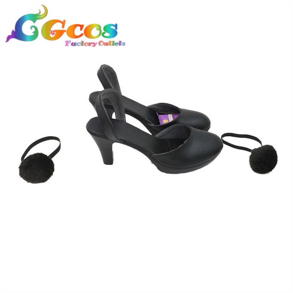 画像2: 美少女戦士セーラームーン コスプレ靴 ルナ コスプレブーツ コスプレ衣装 (2)