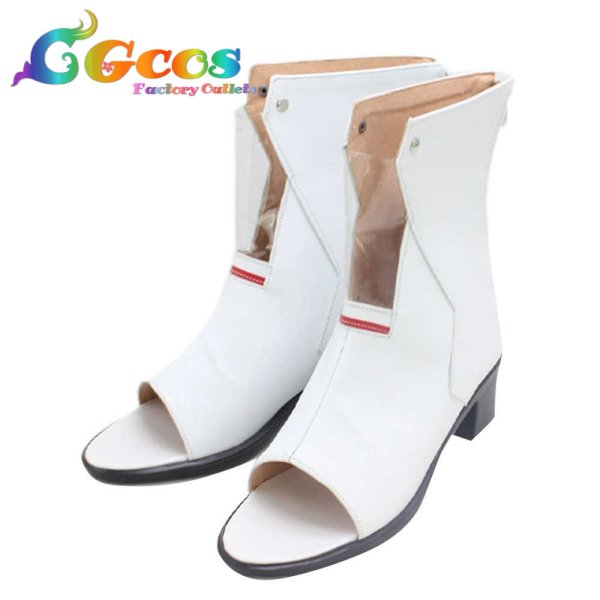 画像2: VOCALOID コスプレ靴 初音ミク レーシングミク2022Ver. コスプレブーツ コスプレ衣装 (2)