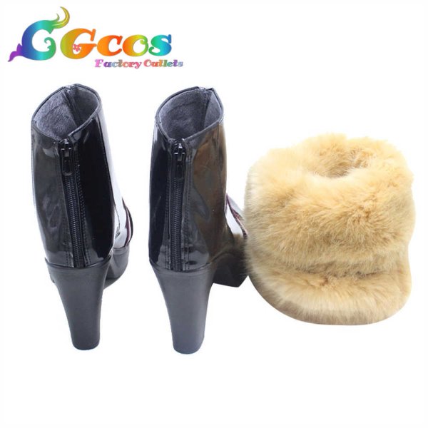 画像3: 対魔忍ユキカゼ コスプレ靴 水城ゆきかぜ コスプレブーツ コスプレ衣装 (3)