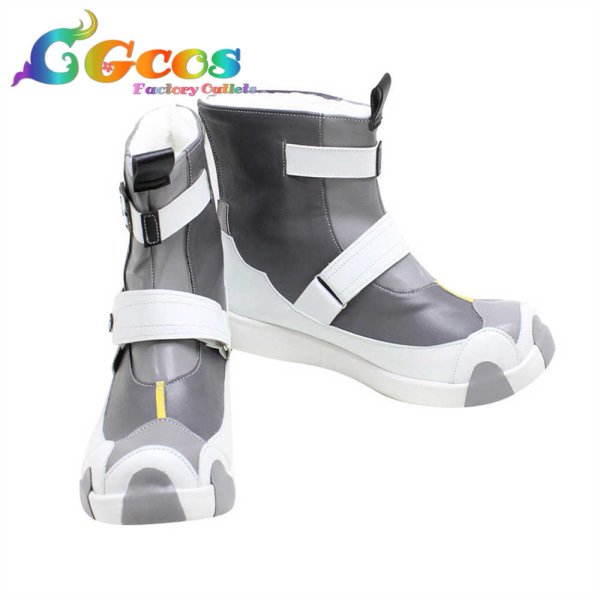 画像3: アークナイツ コスプレ靴 オーロラ Aurora コスプレブーツ コスプレ衣装 (3)