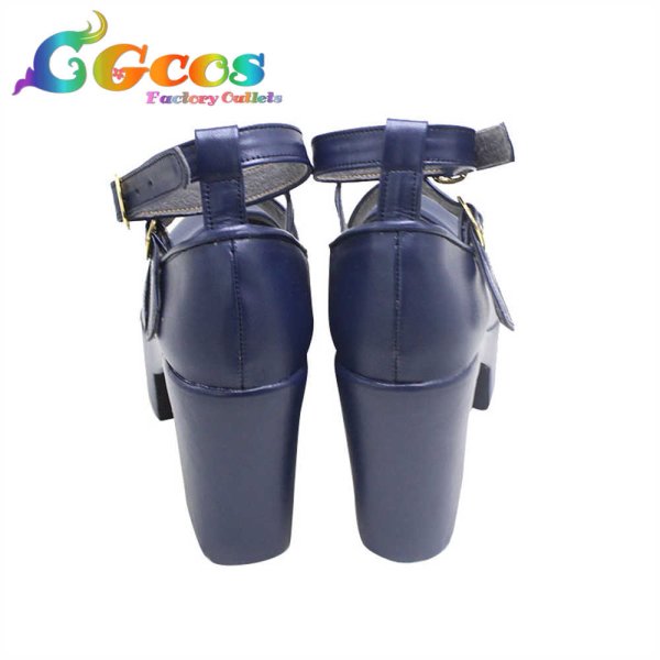 画像3: バーチャルYouTuber Vtuber コスプレ靴 Meloco Kyoran 狂蘭メロコ コスプレブーツ コスプレ衣装 (3)