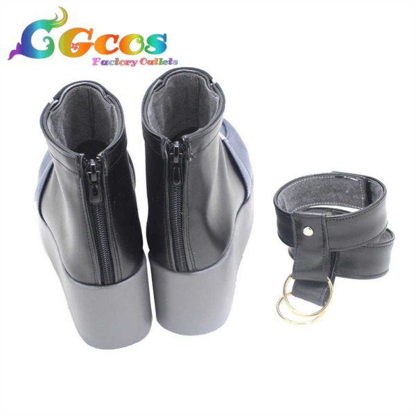 画像3: ブルーアーカイブ コスプレ靴 天雨アコ コスプレブーツ コスプレ衣装 (3)