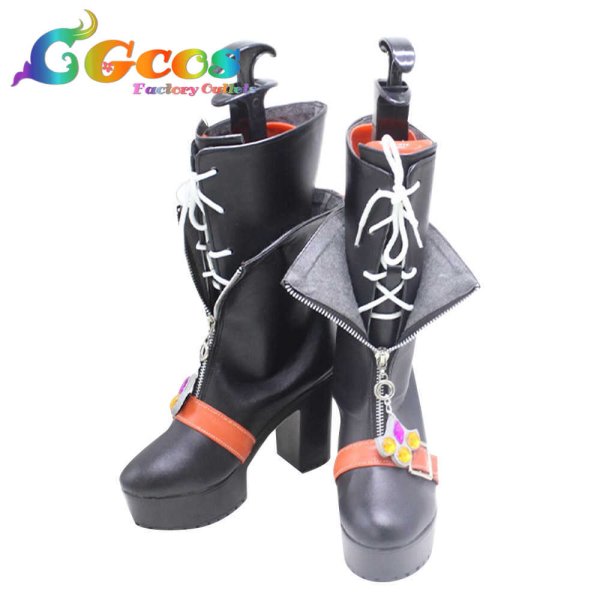 画像2: あんさんぶるスターズ! コスプレ靴 Helter-Spider 桜河こはく 椎名ニキ 天城燐音 HiMERU コスプレブーツ コスプレ衣装 (2)