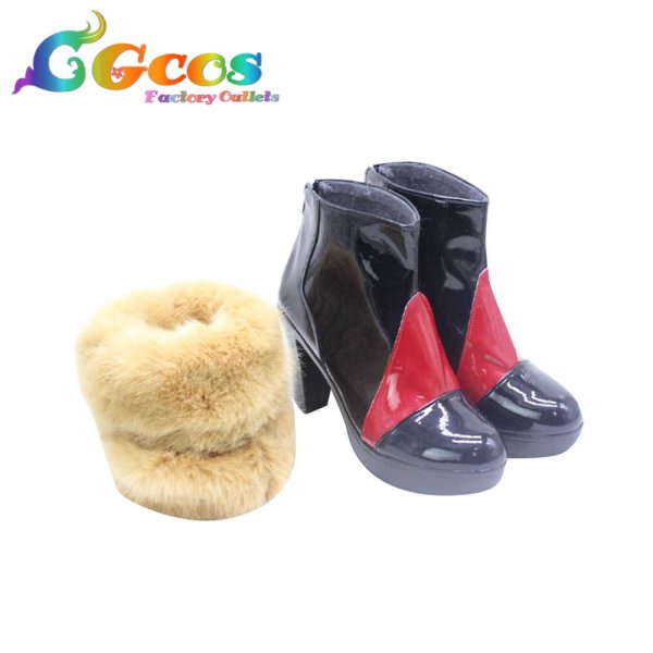 画像2: 対魔忍ユキカゼ コスプレ靴 水城ゆきかぜ コスプレブーツ コスプレ衣装 (2)