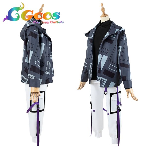 画像3: バーチャルYouTuber VTuber Ready Steady 不破湊 コスプレ衣装 (3)