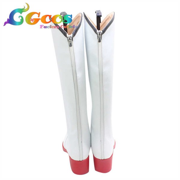 画像3: VOCALOID コスプレ靴 初音ミク レーシングミク2023Ver. コスプレブーツ コスプレ衣装 (3)