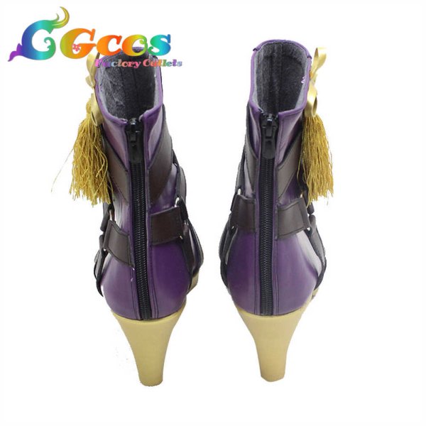 画像3: NU: カーニバル　コスプレ靴　玖夜　狐火の追憶　コスプレブーツ　コスプレ衣装 (3)