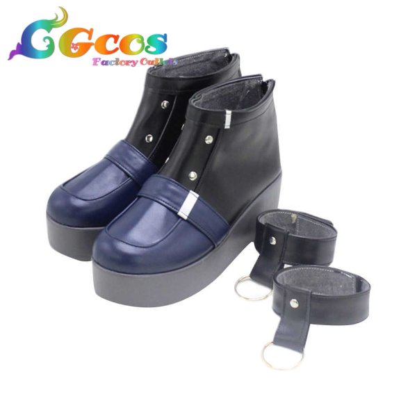 画像2: ブルーアーカイブ コスプレ靴 天雨アコ コスプレブーツ コスプレ衣装 (2)