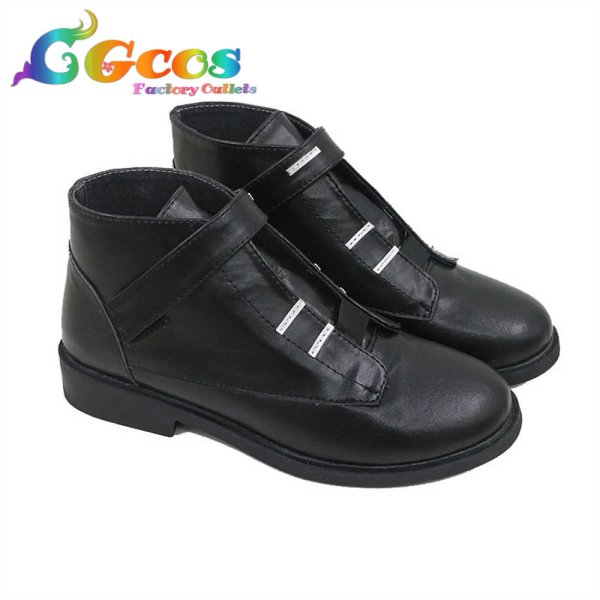 画像2: サイバーパンク2077 コスプレ靴 ジョニー・シルヴァーハンド コスプレブーツ コスプレ衣装 (2)