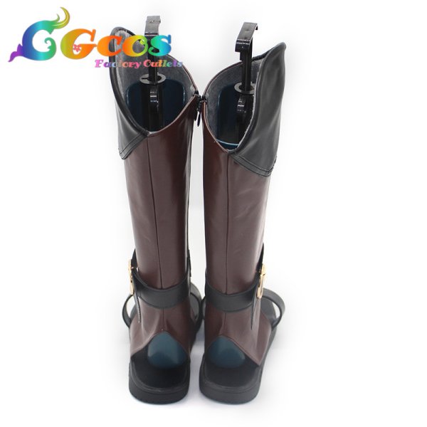 画像3: 原神 げんしん コスプレ靴 白日鳴雷 コスプレブーツ コスプレ衣装 (3)