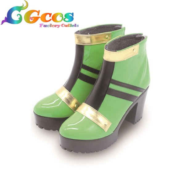 画像2: あんさんぶるスターズ! コスプレ靴 彗星HALATION 高峯翠 コスプレブーツ コスプレ衣装 (2)