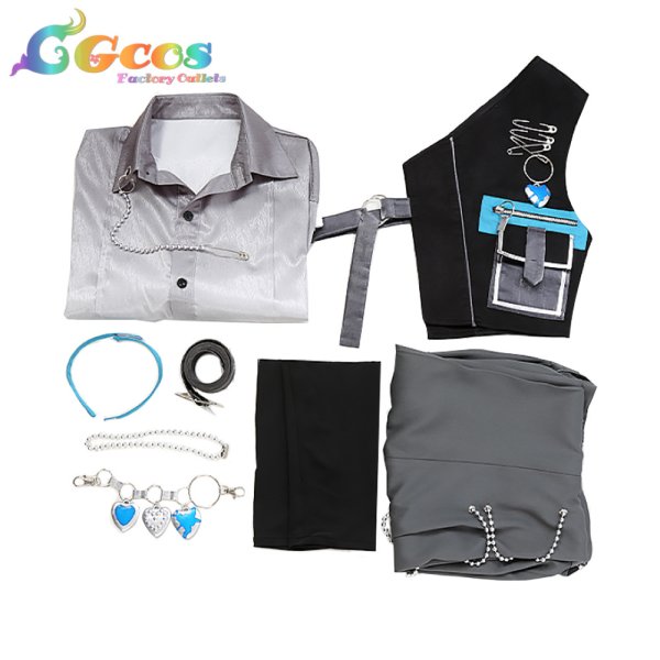 画像4: あんさんぶるスターズ! ALKALOID & Double Face 夜に駆ける 天城一彩 白鳥藍良 礼瀬マヨイ 風早巽 三毛縞斑 桜河こはく コスプレ衣装 (4)