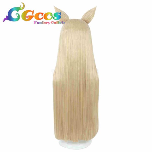 画像2: ブルーアーカイブ ウィッグ 尾刃カンナ コスプレ衣装 (2)